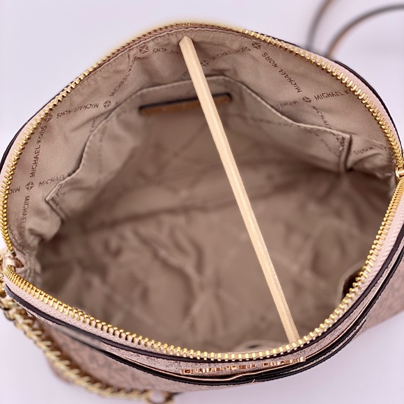 MICHAEL KORS Dome Crossbody Bag Rose Gold - Picture 4 of 16